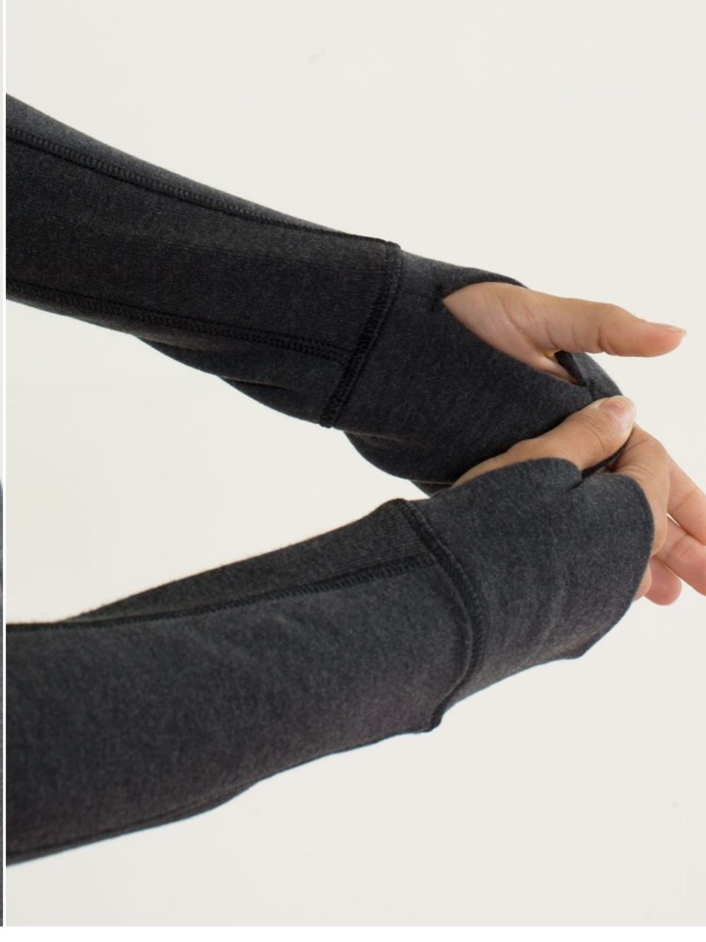 Lululemon Exhalation Pullover Heathered Black / Black Gray size 4/6 fit - Picture 5 of 16